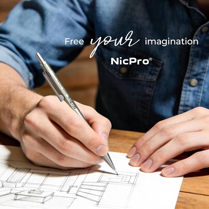 Nicpro 8 Pack Mechanical Pencil 0.7mm - Image 7