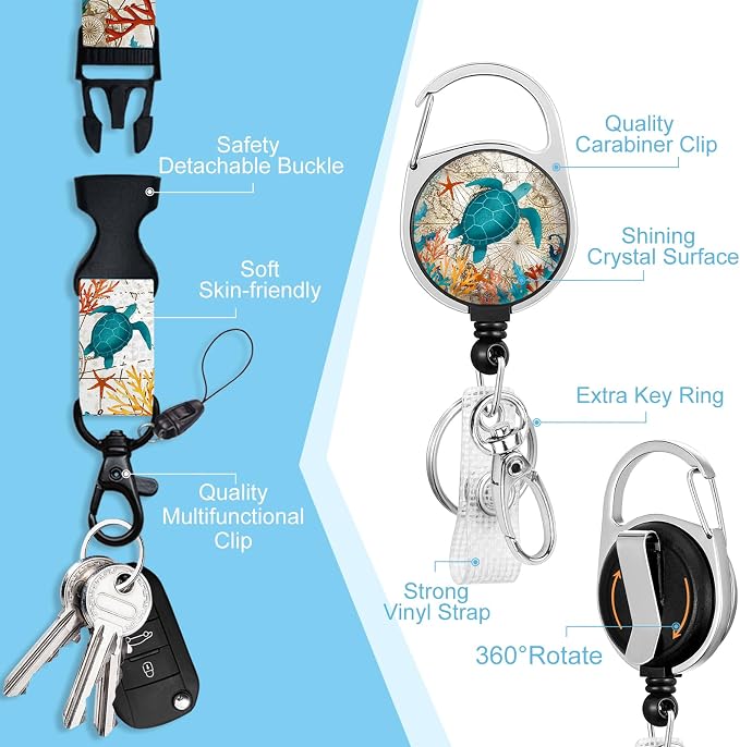 Piefly Lanyards for Id Badges, Badge Holder - Image 4