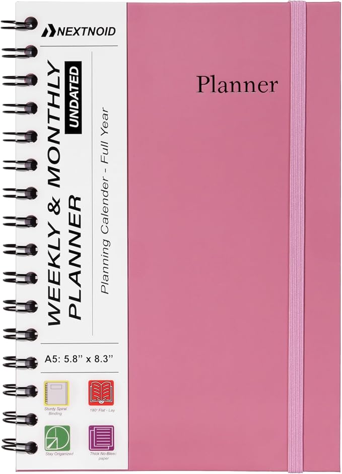 Undated Monthly and Weekly Planner by Nextnoid