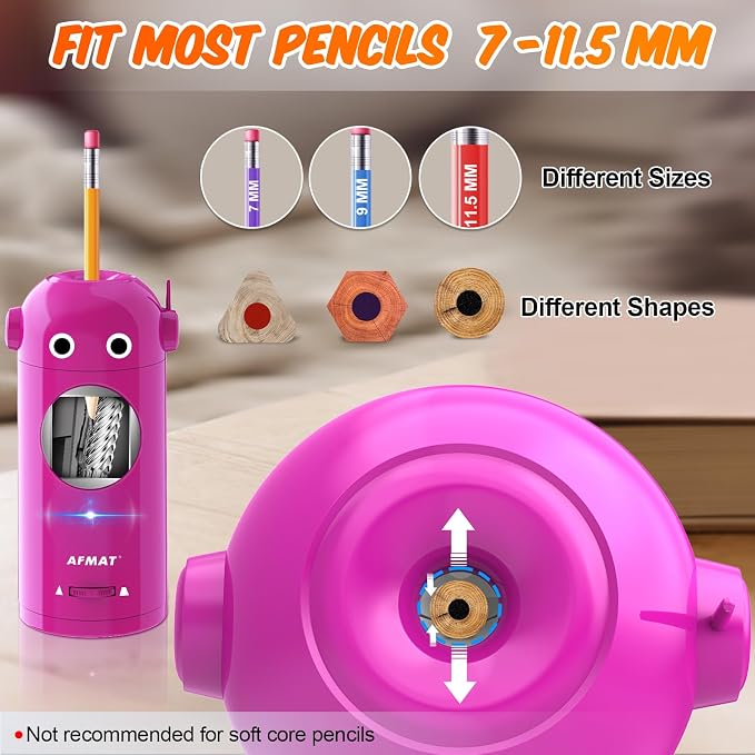 AFMAT Electric Pencil Sharpener - Image 3