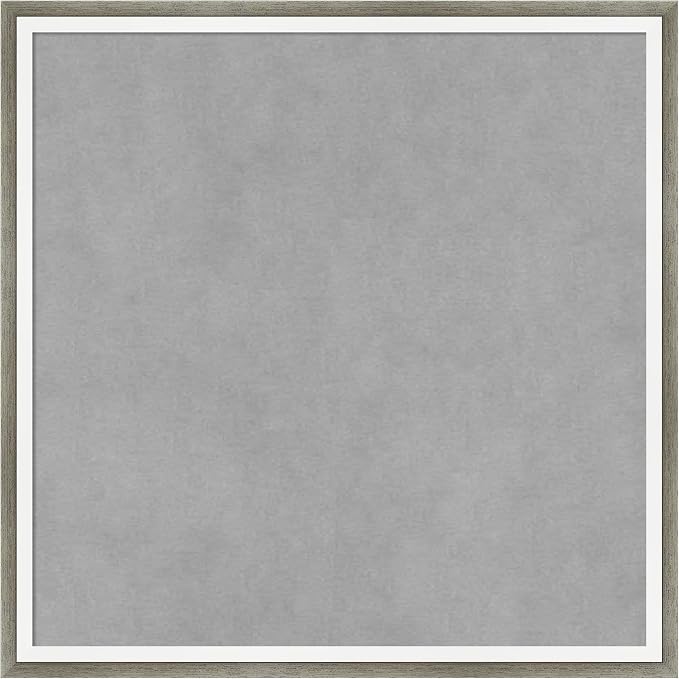 Amanti Art Silver Framed Magnetic Board 17x17 Small Vision Board by AmantiArt