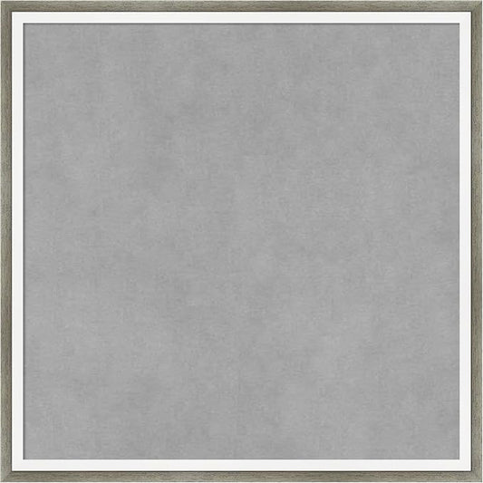 Amanti Art Silver Framed Magnetic Board 17x17 Small Vision Board by AmantiArt