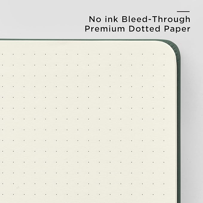 &And Per Se Dotted Journal Notebook, A5 Hardcover Aesthetic Dotted Notebook – - Image 5