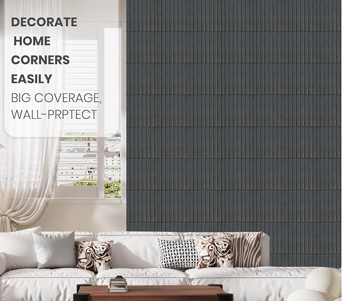 Large Cork Board Alternative 48” X 36” Felt Bulletin Board Tiles, - Image 8