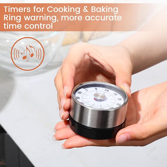 6 Pcs 60 Minute Visual Kitchen Timer Small Classroom Timers - Image 4