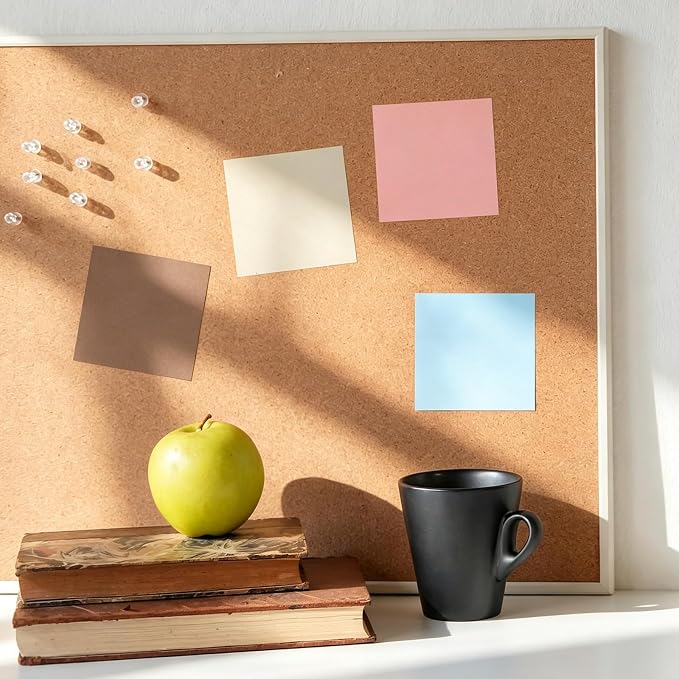 Thenshop 12 Pads Earth Tone Sticky Notes 3''x3'', Self Stick Notes Pads Earth - Image 6