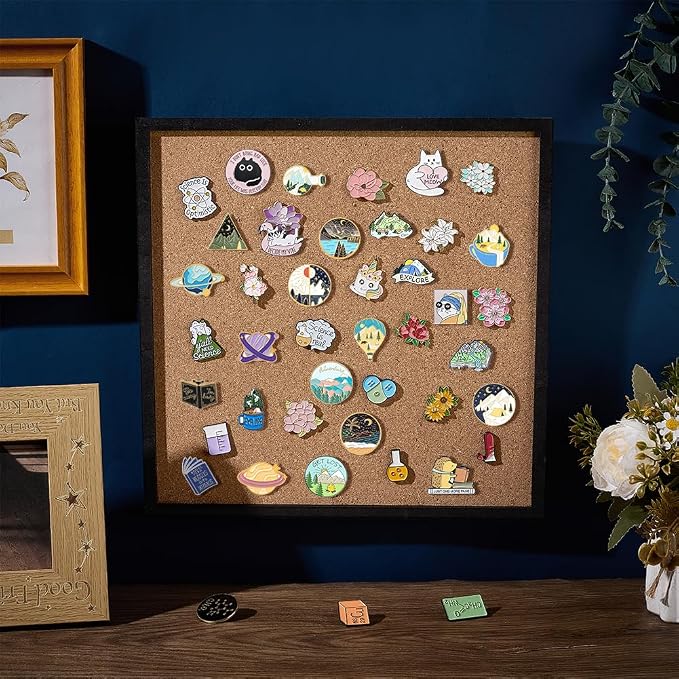 BENECREAT Pin Board Square Cork Board - Image 5