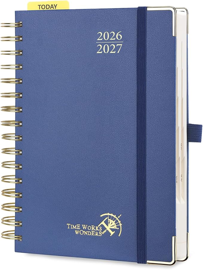POPRUN 2026-2027 Daily Planner One Page Per Day, 5.75" x 8.5", Academic Daily by POPRUN