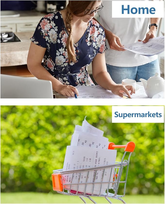 WEEMAY Compatible Calculator Ink Ribbon Replacement for IR-40T Black/Red Sharp EL-1750V EL-1801V, Canon P23-DHV CP13 MP-12D, Casio HR-100TM HR-170RC, Individually Sealed, 6 Pack-DeskLoop Office