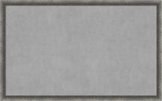 Amanti Art Grey Framed Magnetic Board 26x42 Large Vision Board by AmantiArt