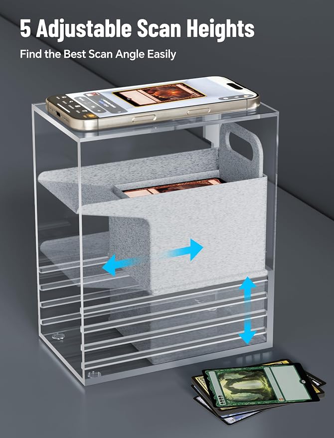 NiHome Clear Acrylic Trading Card Scanner Stand - Image 4