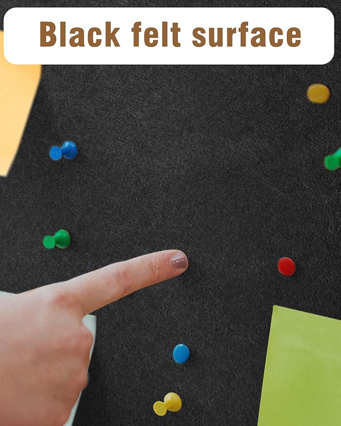 26"x20" Enclosed Bulletin Board, Lockable Weather-Resistant Aluminum Cork Noticeboard for School & Office, Silver Frame w/Black Flet-DeskLoop Office