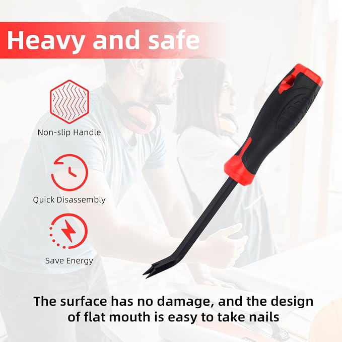 Heavy Duty Staple Remover, Staple Remover, Ergonomic Non‑Slip Handle, Durable - Image 4