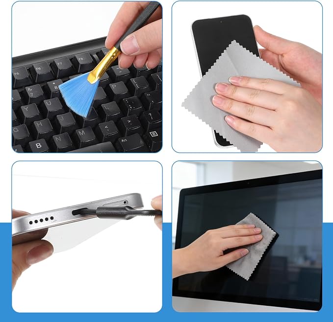10 Pcs Mini Anti Static Keyboard Cleaning Brush Kit Nylon Dust Brushes - Image 5
