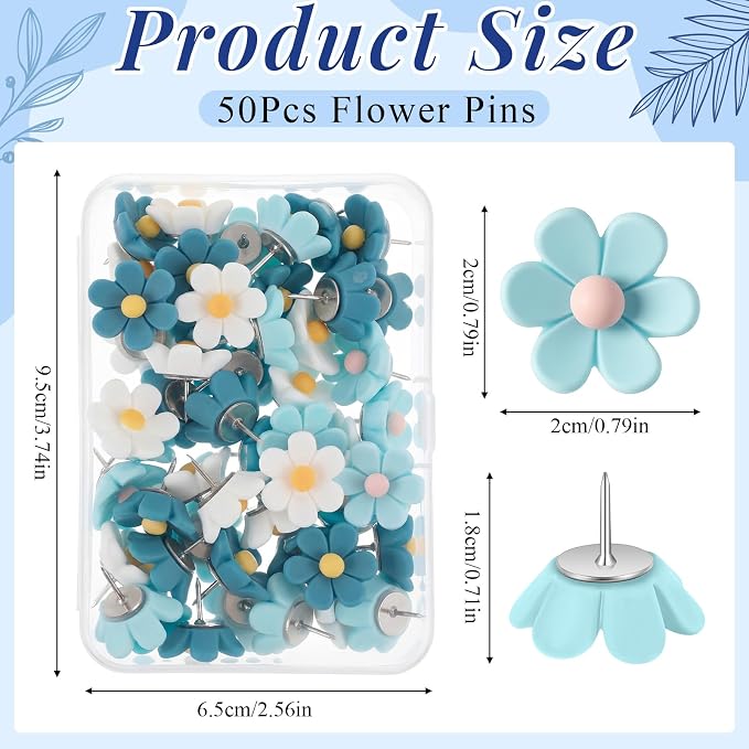 Dispowreath 50 Pcs Flower Push Pins - Image 2