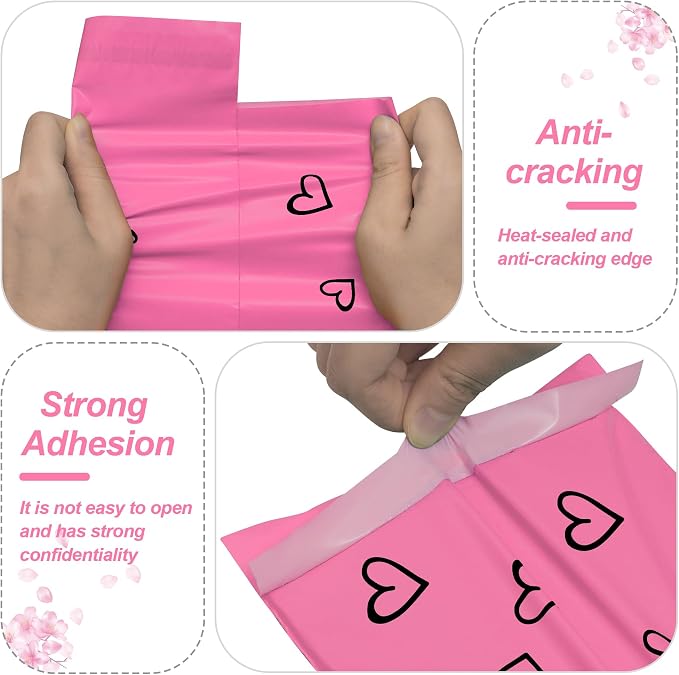 JinRuiKJ Thank You Poly Mailer 6x9 Inch 100 PCS, Shipping Bags - Image 4