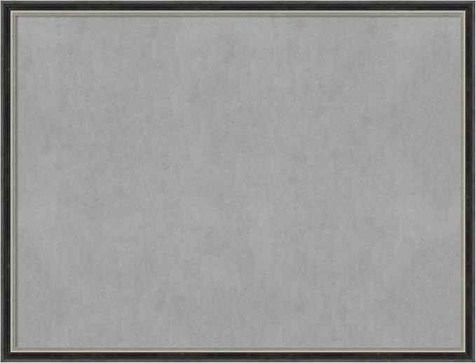 Amanti Art Black Framed Magnetic Board 19x25 Medium Vision Board by AmantiArt