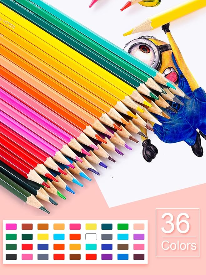 Deli 36 Pack Colored Pencils - Image 2
