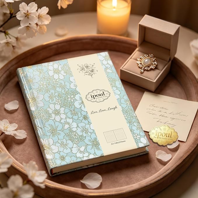 Blue Notebook, Beautiful Writing Journal - Image 4