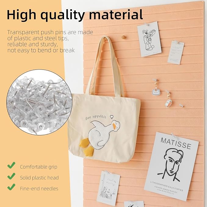 220-Pack Push Pins for Bulletin Board, Thumb Tacks - Image 7