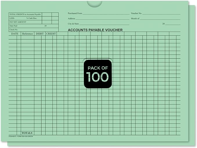 Accounts Payable Voucher Envelopes General Accounting Style, payment vouchers by Unknown