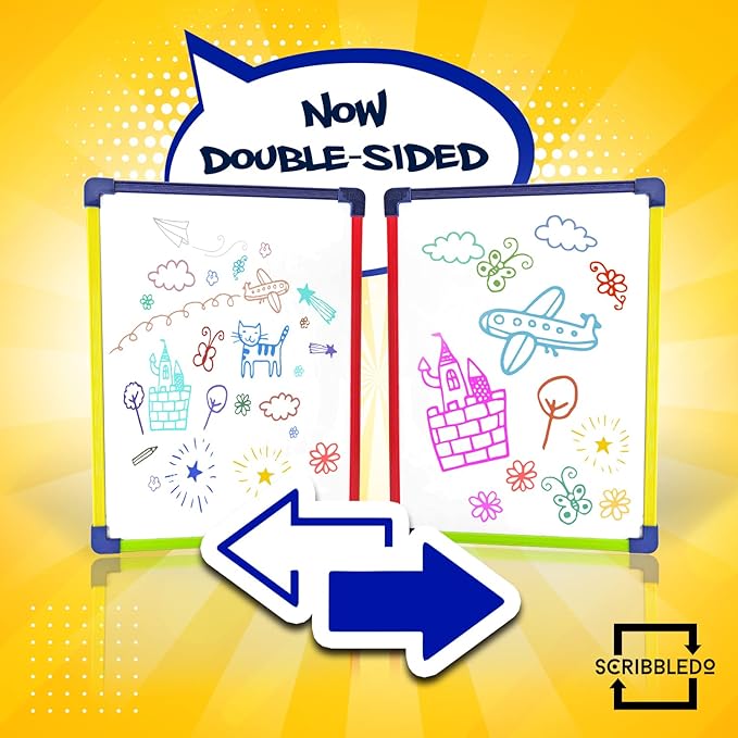 ScribbleDo 10 Pack Magnetic Dry Erase Board - Image 3