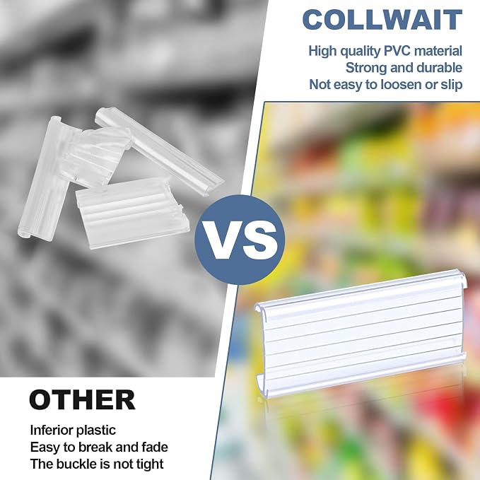 100 Pcs Label Holder Shelf Labels, Wire Shelf Label Holder - Image 4