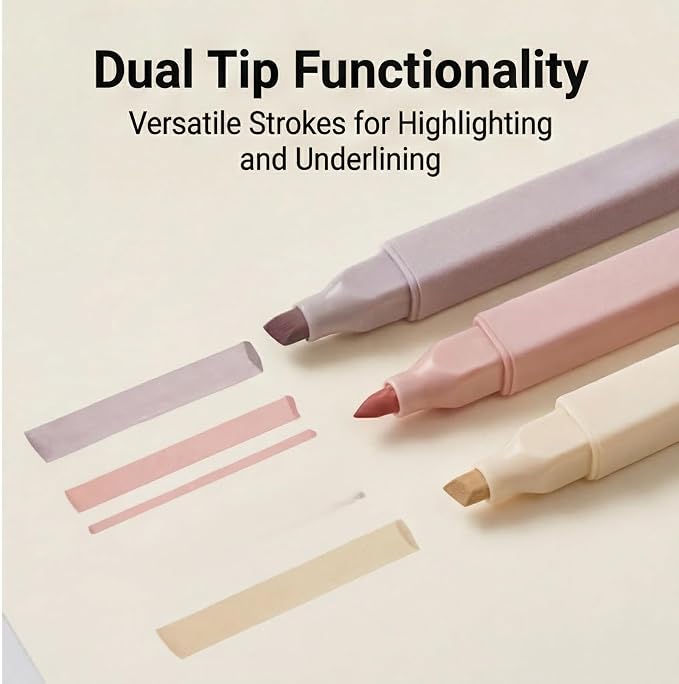 konket 12Pcs Aesthetic Cute Highlighters Bible Pastel Highlighters and Pens no - Image 4