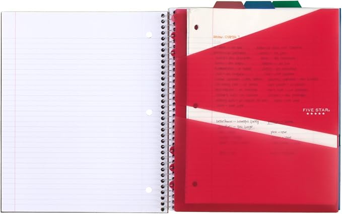 Five Star 2-Pocket Dividers, Colors Will Vary, 3 Pack - Image 7