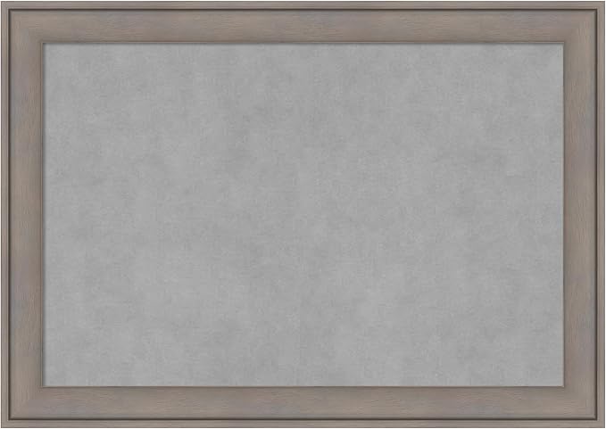 Amanti Art Grey Framed Magnetic Board 19x27 Medium Vision Board by AmantiArt