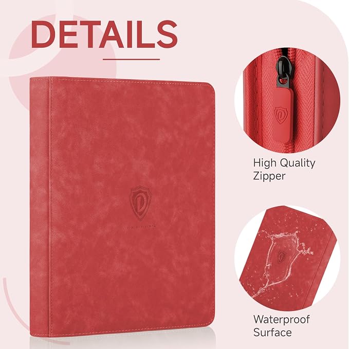 Card Binder with 1024 Cards, 16 Pocket Trading Card Binder Includes 32 Page - Image 2