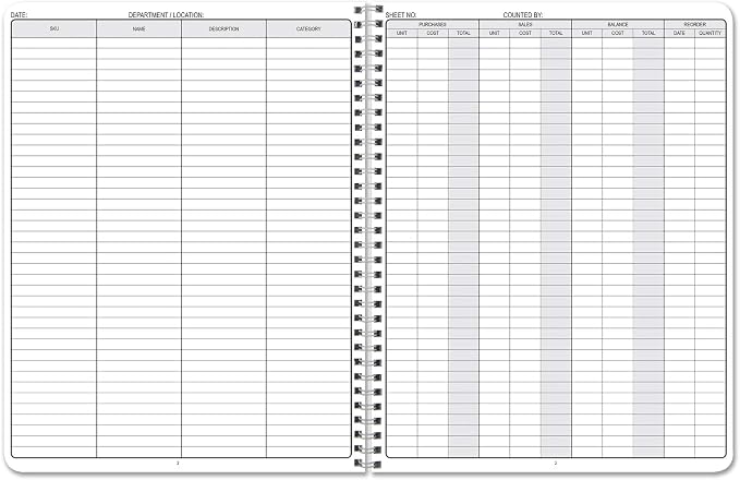 BookFactory Inventory and Sales Log Book Small Business Order Notebook Ledger - Image 2