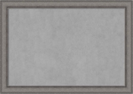 Amanti Art Grey Framed Magnetic Board 28x40 Large Vision Board by AmantiArt