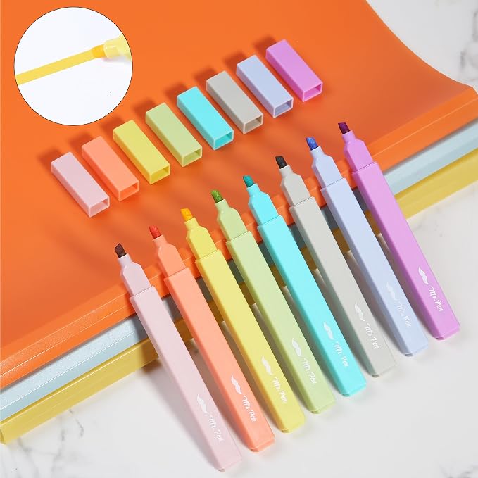 Mr. Pen- Aesthetic Highlighters No Bleed, 8 Pack, Cute Highlighters Assorted - Image 6