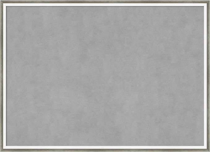 Amanti Art Silver Framed Magnetic Board 21x29 Medium Vision Board by AmantiArt