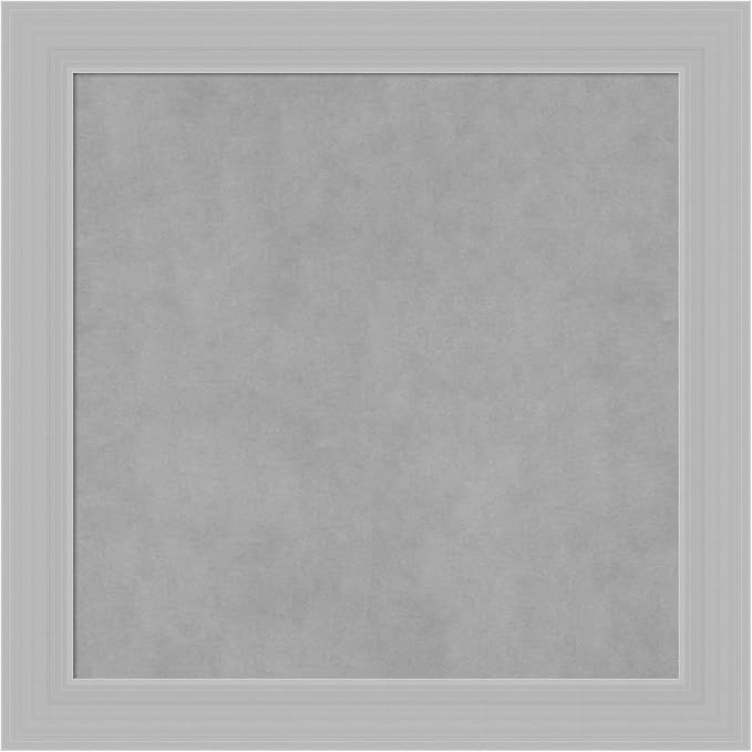 Amanti Art Silver Framed Magnetic Board 24x24 Medium Vision Board by AmantiArt