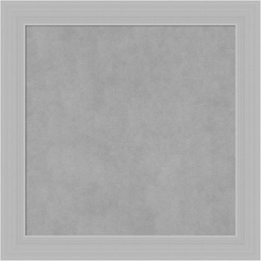 Amanti Art Silver Framed Magnetic Board 24x24 Medium Vision Board by AmantiArt