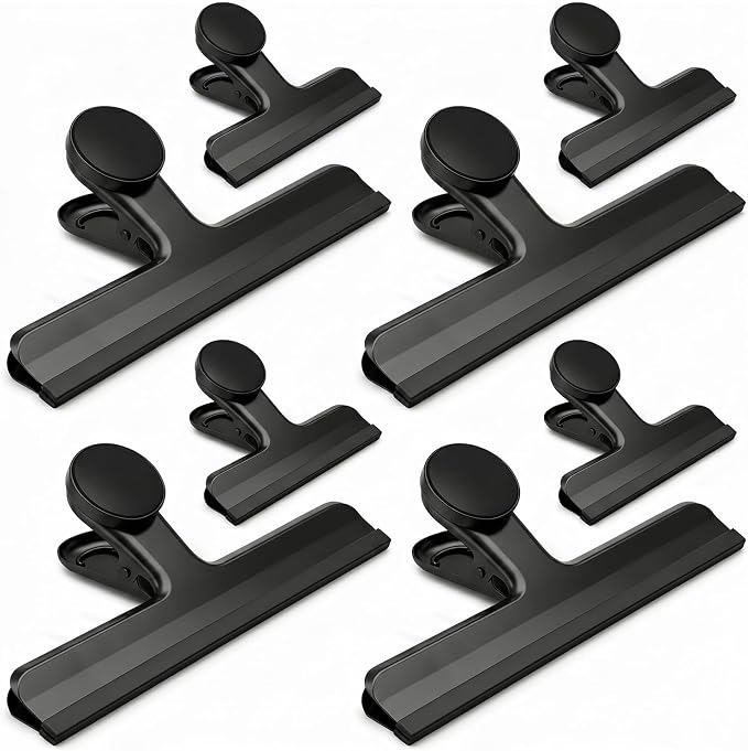 HOUSE AGAIN Magnetic Chip Clips, Stainless Steel Chip Bag Clips by HOUSEAGAIN