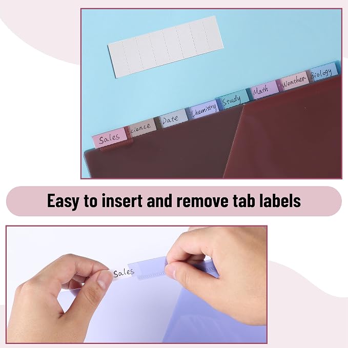 Mr. Pen- Binder Dividers with Pockets and Tabs, 8 Pack | Dividers - Image 6