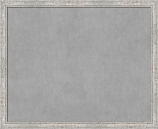 Amanti Art Silver Framed Magnetic Board 35x43 X-Large Vision Board by AmantiArt