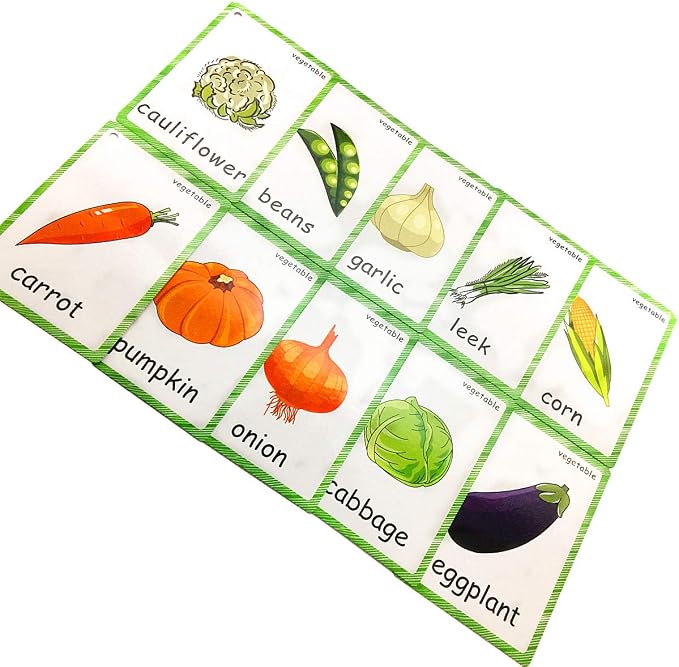 Set of Fruit and Vegetable Flash Cards - Image 6