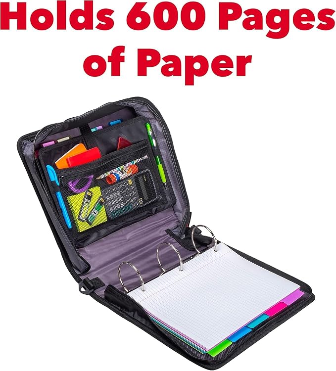 Case-it The Mighty Zip Tab Zipper Binder - Image 3