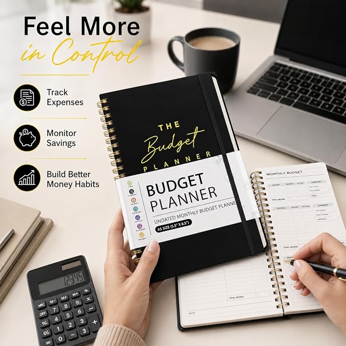 Budget Planner Account Book Monthly Expense Tracker, Saving & Debt Tracker - Image 5