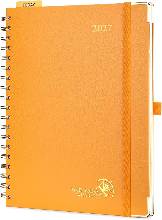 POPRUN 2027 Planner Daily Weekly and Monthly Calendar by POPRUN