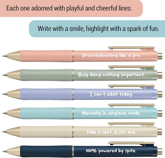 Taja Gel Pens, 0.5mm Fine Point Smooth Writing Pens - Image 2