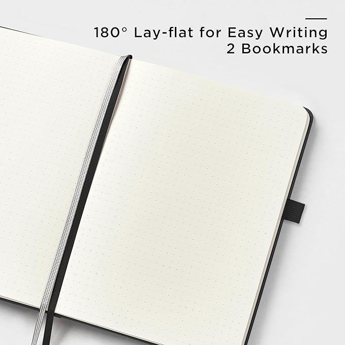 &And Per Se Dotted Journals Bulk 5-Pack, A5 Hardcover, 160 Pages 100gsm Thick - Image 3