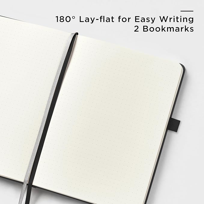 &And Per Se Dotted Journal Notebook, A5 Hardcover Leather Dotted Journal - Image 3