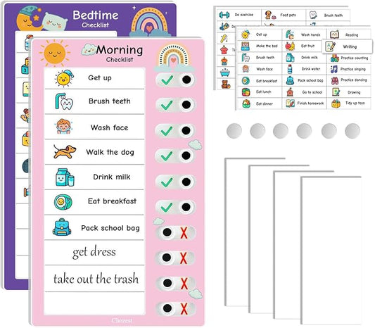 2PCS Magnetic Visual Chore Chart by Unknown