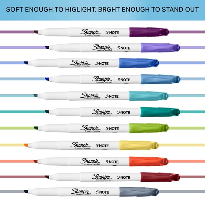 Sharpie S-Note Creative Highlighters, Toy Story 5 Packaging, Chisel Tip - Image 6