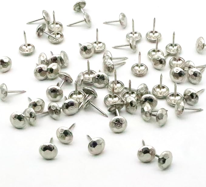 110pcs Upholstery Tacks for Furniture, Metal Upholstery Nails Decorative Thumb - Image 4